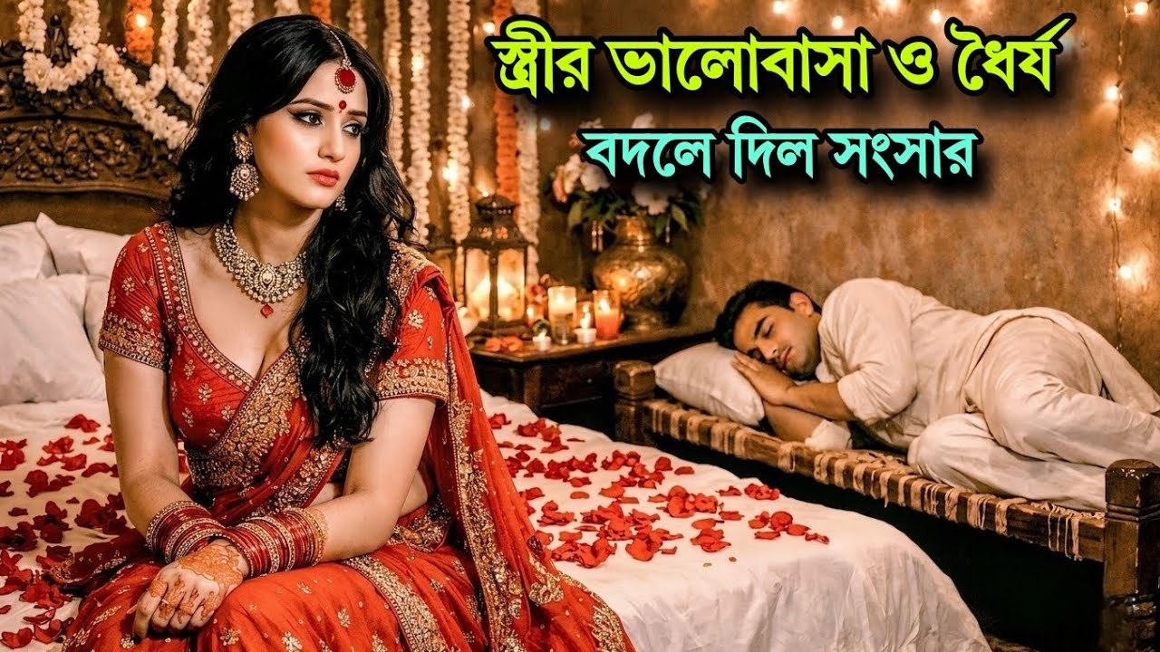 স্ত্রীর ধৈর্য ও ভালোবাসা কখনো হাল না ছাড়ায় স্বামীর জীবন বদলে গেল, তাদের গল্প হৃদয় ছুঁয়ে যাবে...