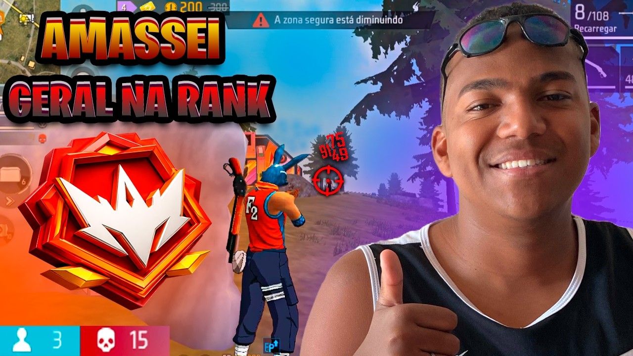 LIMPEI O MAPA! Amassei Geral na Rank 15 Kill, entender o que eu fiz