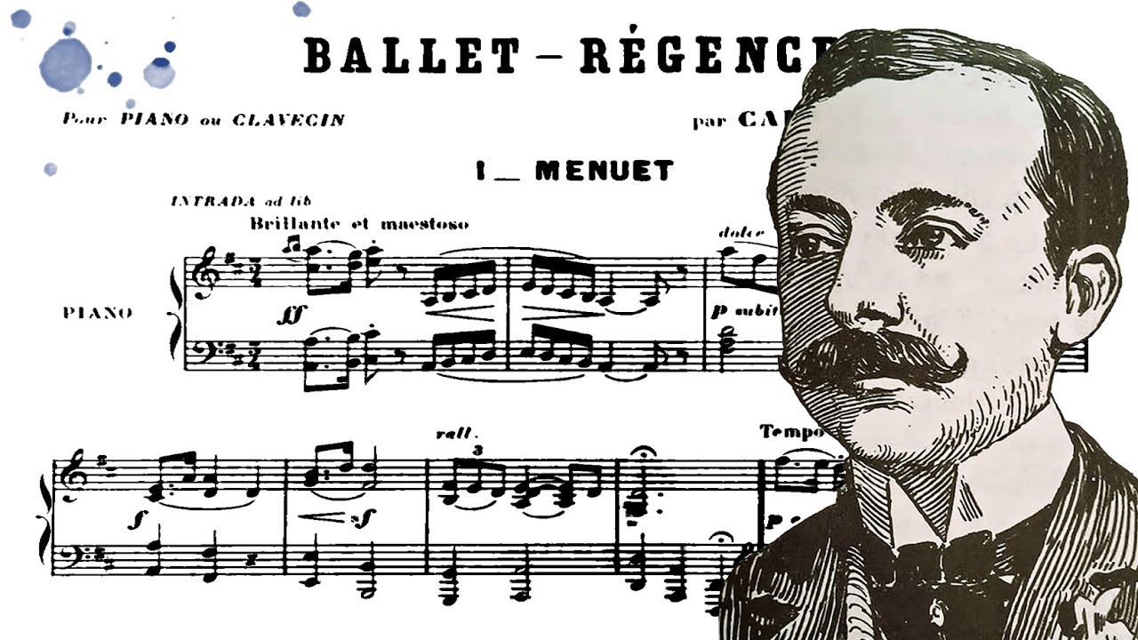 Carlos de Mesquita - Menuet [Minueto] (No.1 de Ballet-régence) (Luis Kolodin, piano) 1ª gravação
