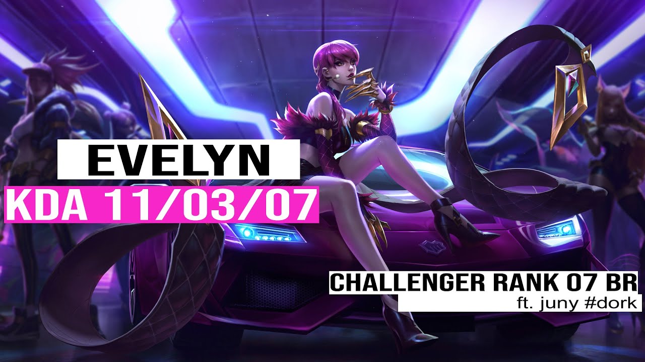 Evelyn vs Nocturne Jungle | Rank 07 | Challenger BR Patch 14.3 Season 14