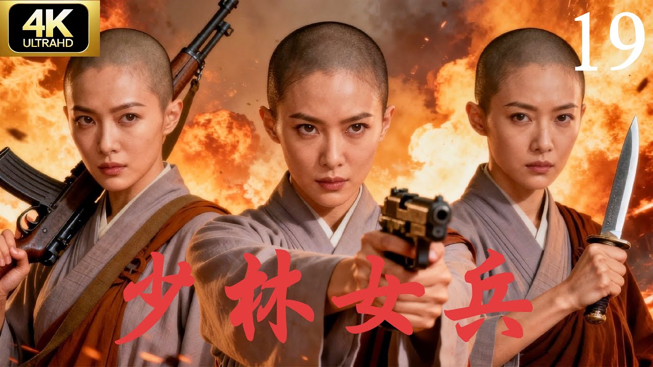 《少林女兵》第19集｜国难当头，女尼入世抗敌｜4K经典抗日剧完整版⚔️