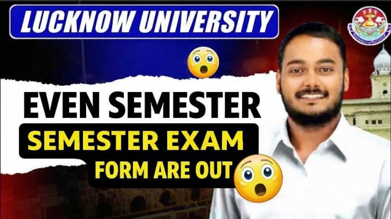 Lucknow University Even Semester Exam form are out 😲 | Lucknow University News #lucknowuniversity