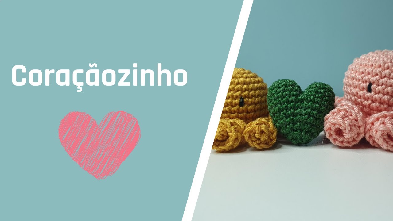 Coração amigurumi | Iniciante