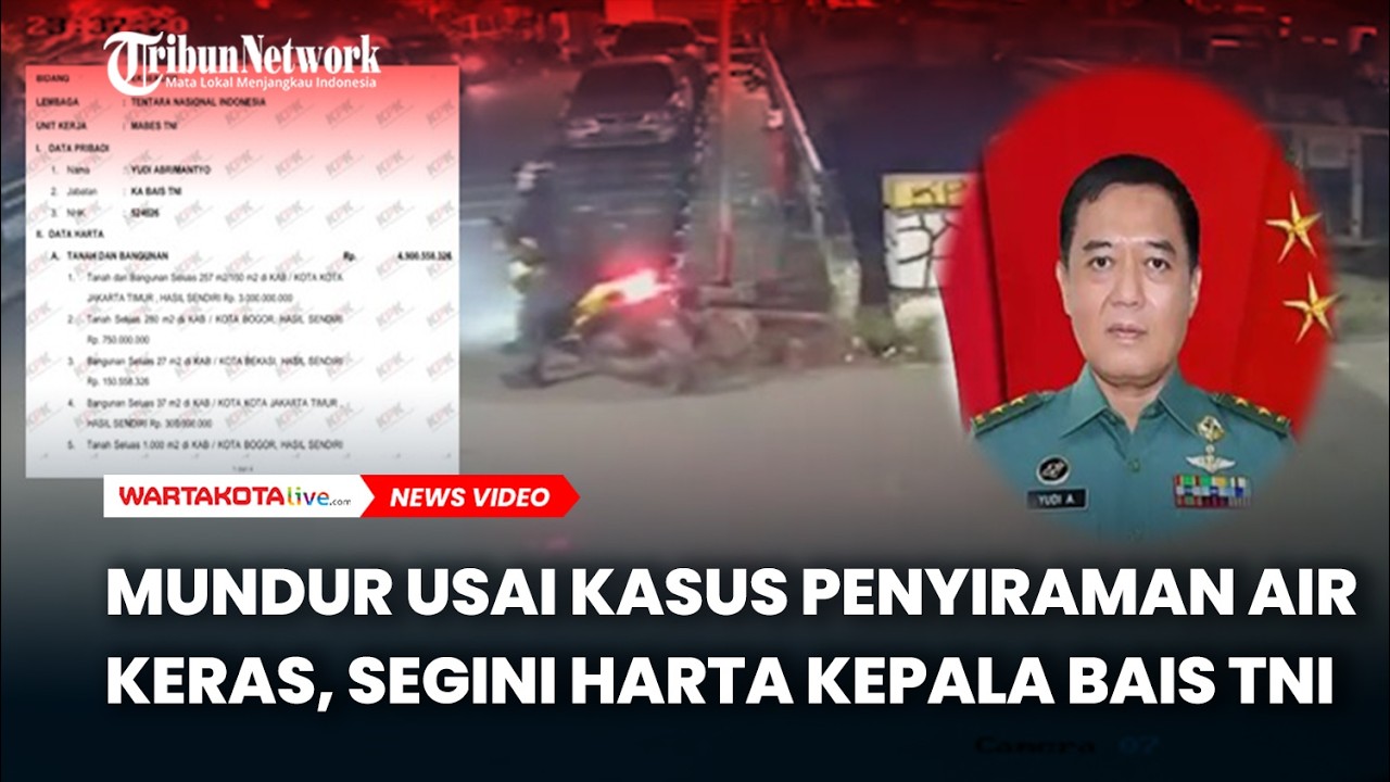 Mundur Usai Kasus Penyiraman Air Keras, Segini Harta Kepala BAIS TNI
