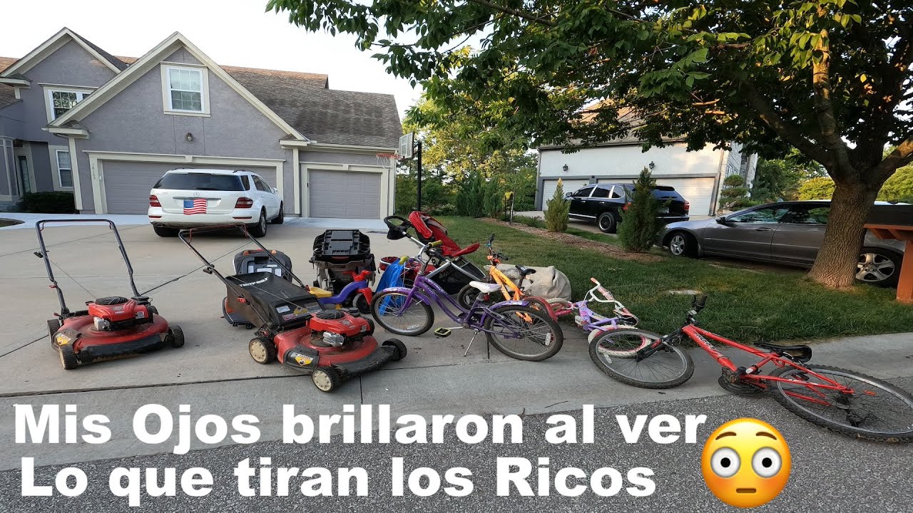 🛻Troka llena 😱 y de lo que mas ME Gusta/ LO QUE TIRAN EN USA LOS MILLONARIOS /VENTA DE GARAGE EN USA