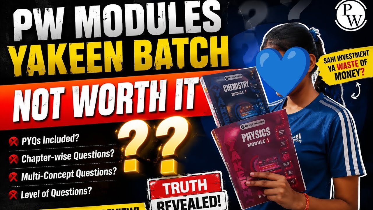Review to pw yakeen module 2027 #neet2027 #yakeen2027 #yakeen2.0 #pwmodule #module 
