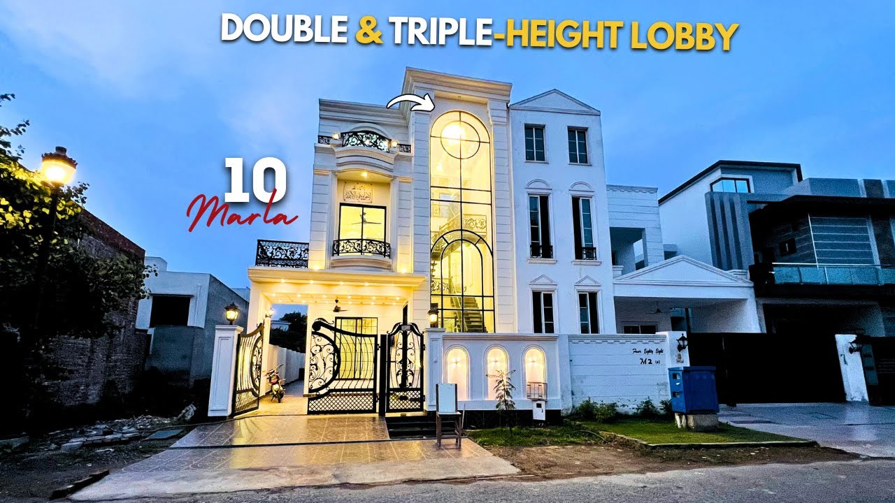 10 Marla SUPER - SPANISH House In LAKE CITY Lahore | Beautiful Luxury Masterpiece
