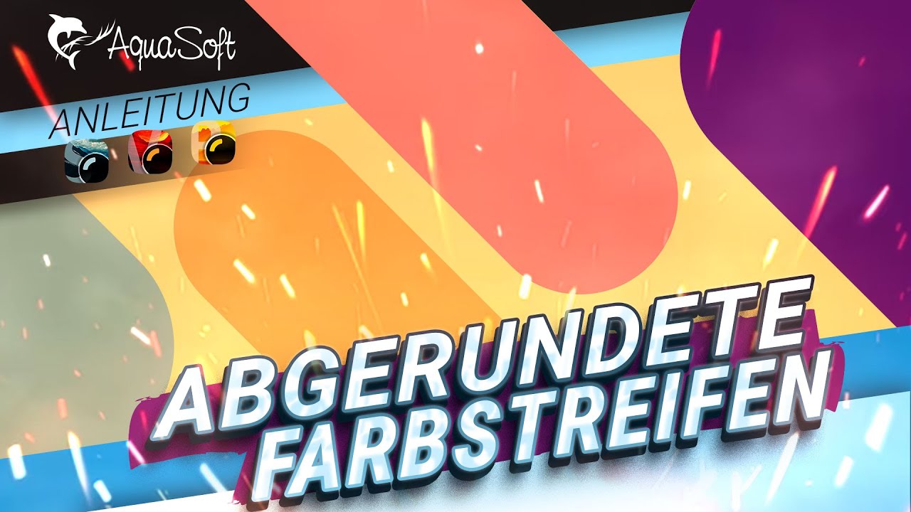 ANLEITUNG | Abgerundete Farbstreifen 🚨 mit Neuerungen 2024 (Dynamische Formen, Text mit Rahmen)