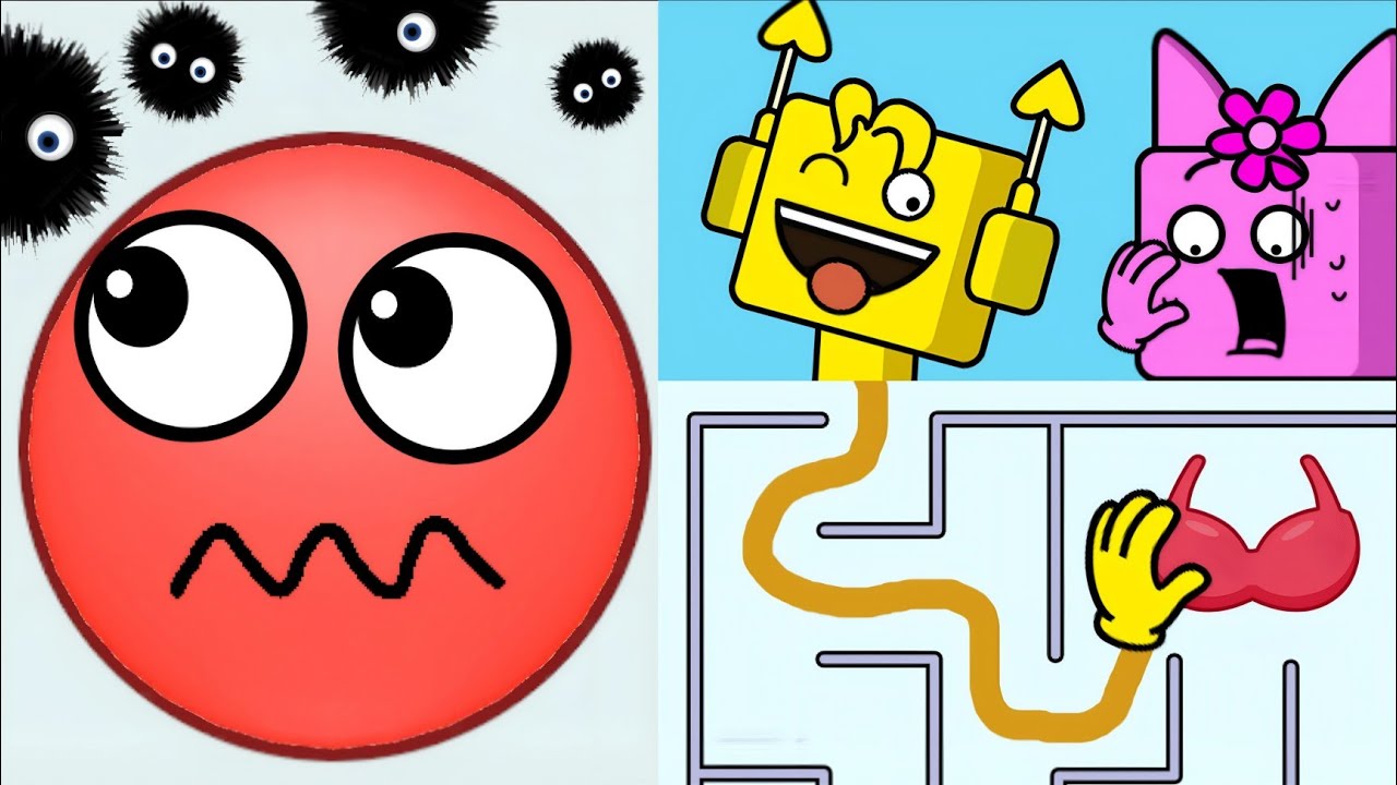 Hide Ball Vs Square Punki Maze - Up To Max Level SpeedRun Gameplay 