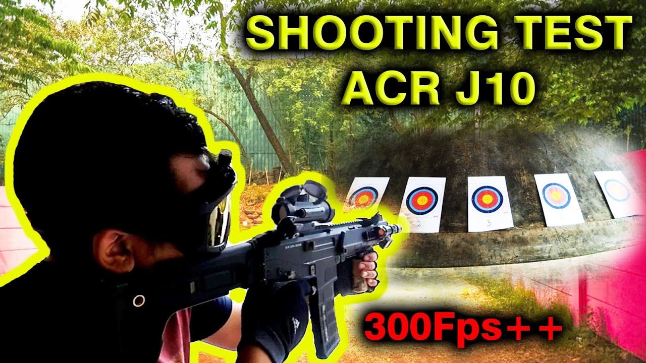 Shooting Test | ACR J10 300++Fps | Gel Blaster