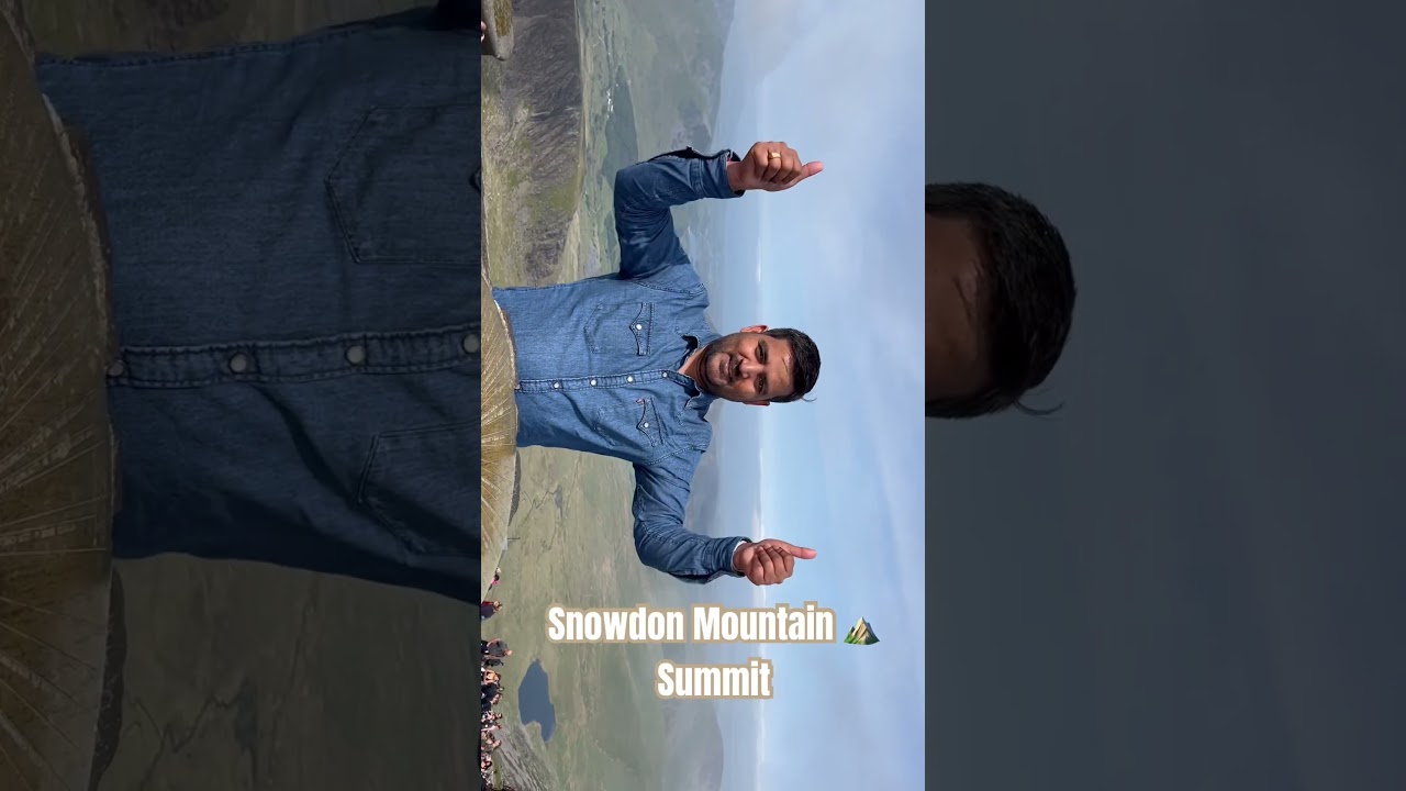 Snowdon Mountain ⛰️ Summit 1085 meters trekking Wales 🏴󠁧󠁢󠁷󠁬󠁳󠁿 
