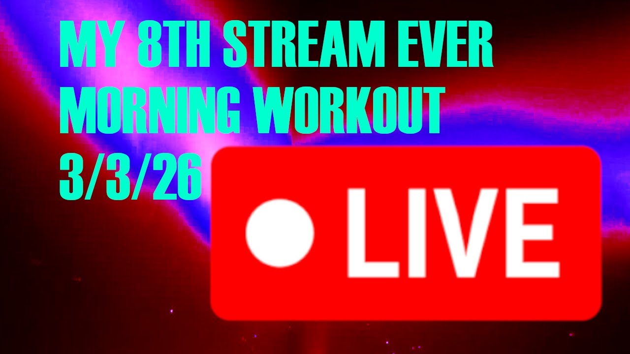 MY 8th STREAM EVER (morning workout)