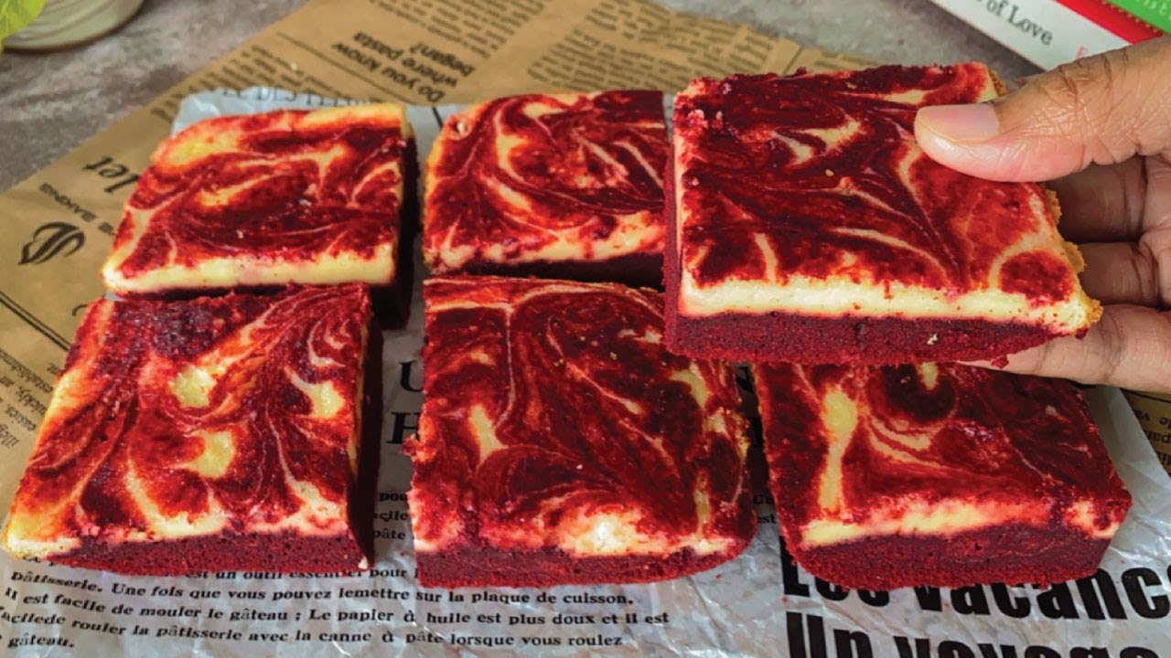 Red Velvet Cheesecake Brownie 😍 Recipe By Chef Hafsa