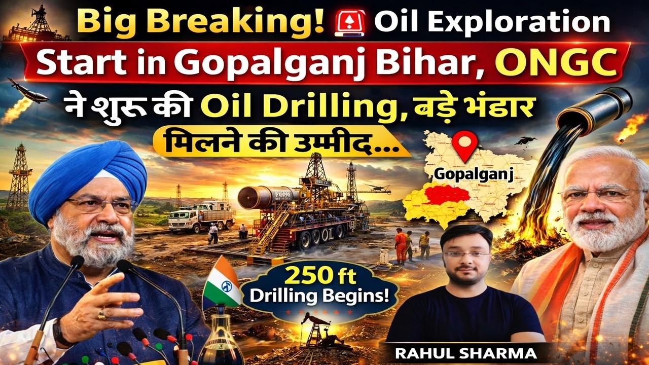 Big Breaking! ONGC Starts Oil Exploration in Bihar’s Gopalganj