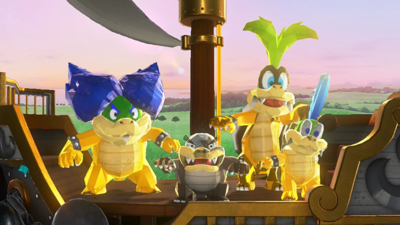 Super Mario Odyssey - All Koopaling Boss Battles