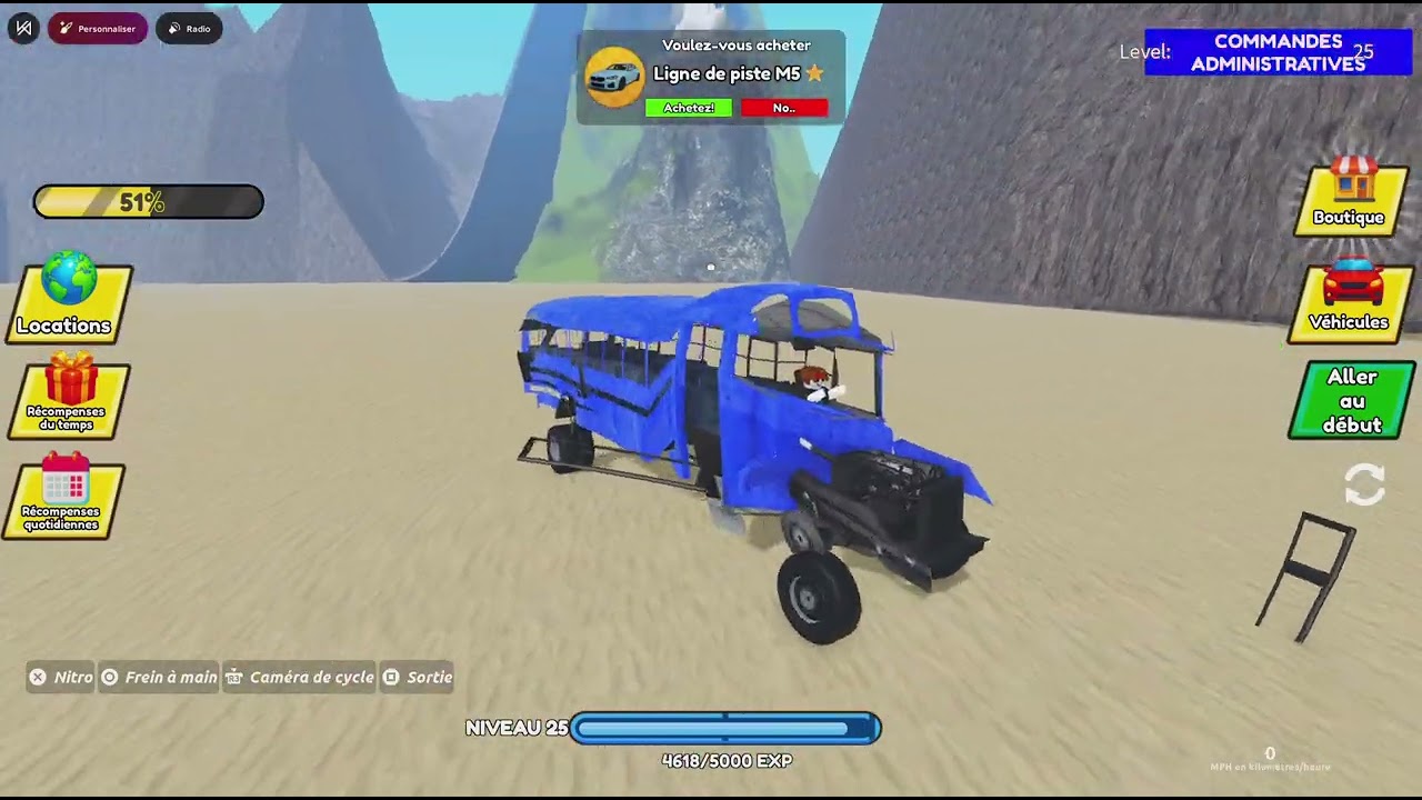 Roblox je teste des Voiture
