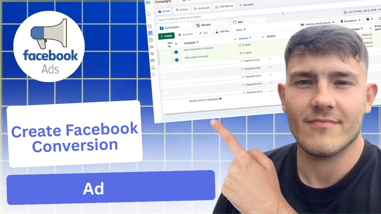 Creating A Facebook Conversion Ad (2026 Guide)