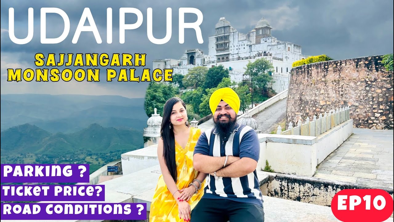 Exploring Udaipur Most Beautiful Monsoon palace | Sajjangarh Fort | Places to visit in Udaipur |Ep10