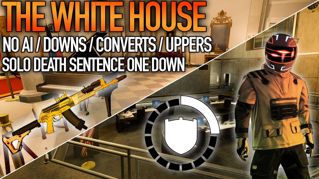 PAYDAY 2 - The White House DSOD Solo (No AI/Downs/Converts/Uppers/Assets) - AK17 Armorer Build