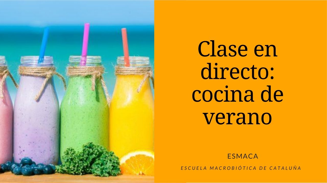 Clase en directo: cocina de verano