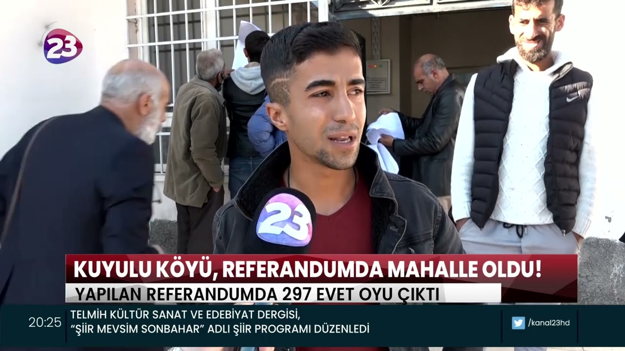 KUYULU KÖYÜ YAPILAN REFERANDUMDA AKÇAKİRAZ BELDESİNE BAĞLI MAHALLE OLDU