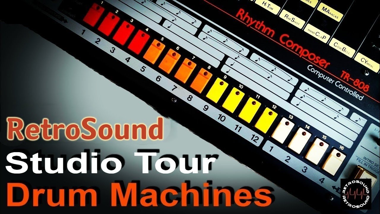 RetroSound Studio Tour: The Drum Machines