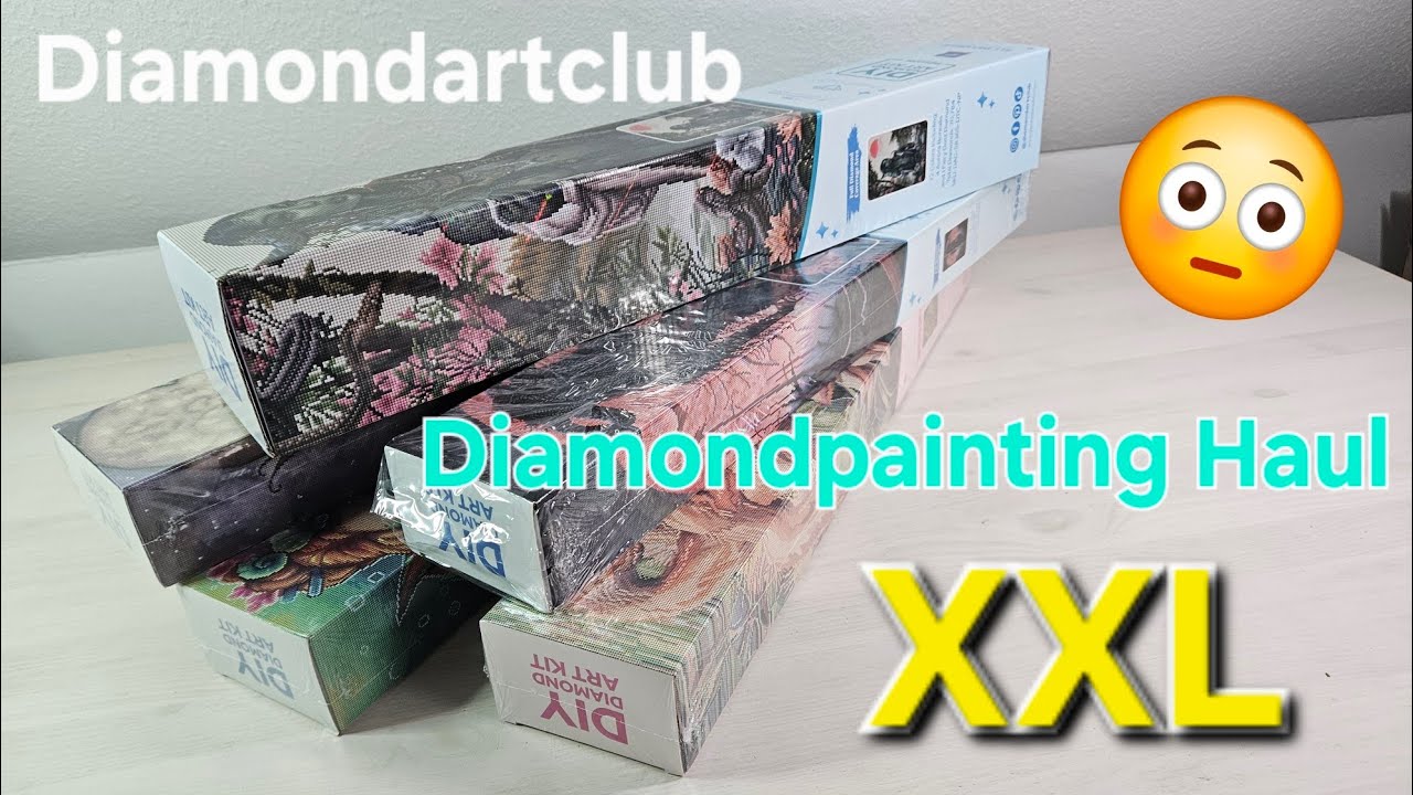 XXL Diamondpainting Blackfriday Haul von Diamondartclub 😱