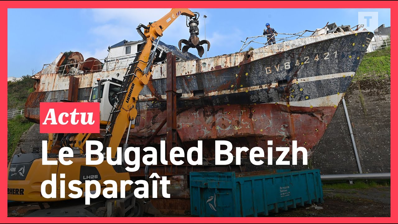 La découpe du Bugaled Breizh a débuté