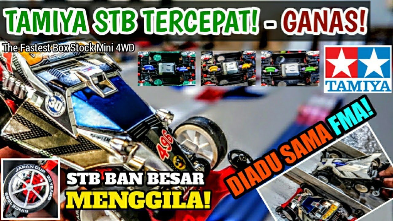 TAMIYA STB TERCEPAT! GANAS BRO!【ミニ四駆】Mini 4WD Tamiya Indonesia #126