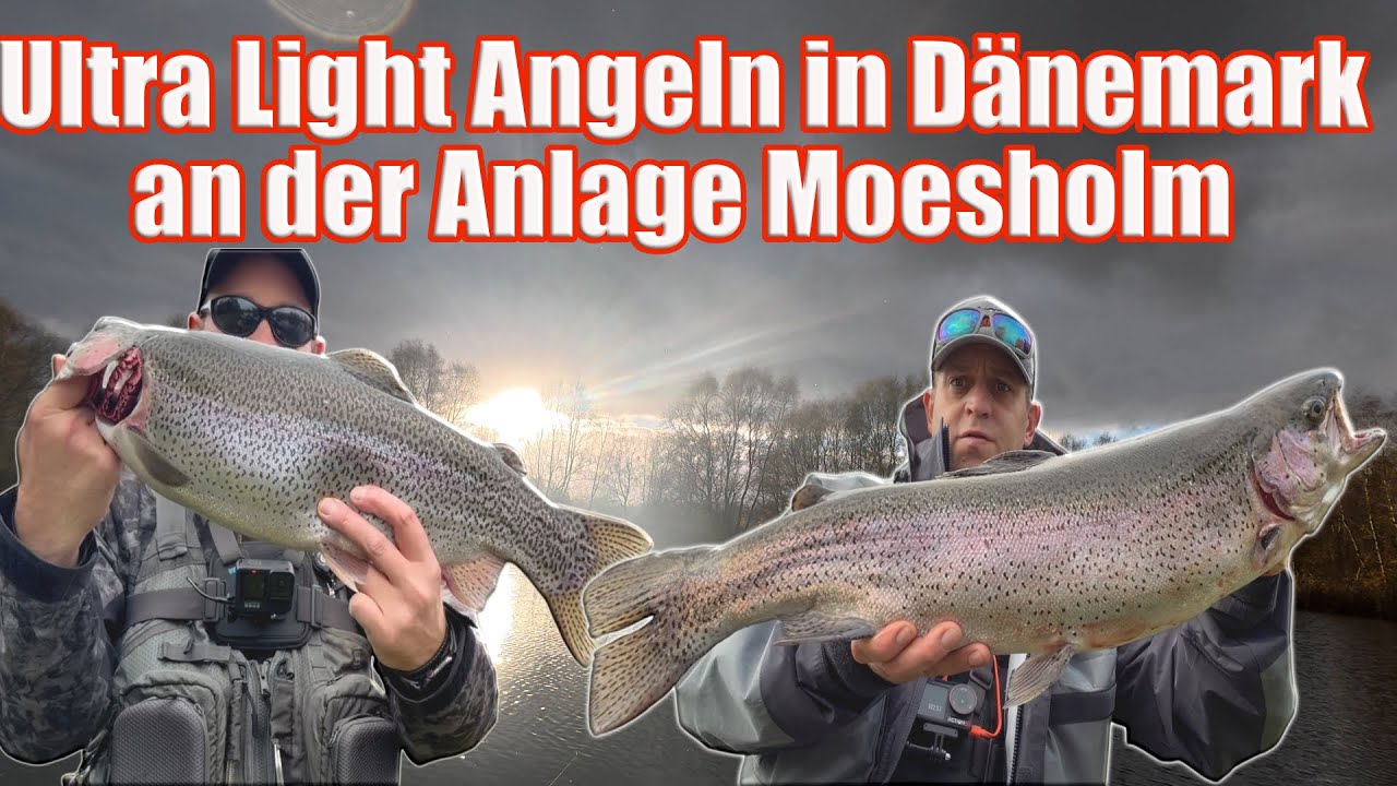 Ultra Light Angeln an der Anlage Moesholm in Dänemark