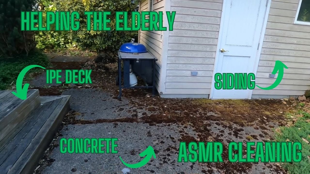 Charity Work For a Lovely Lady. #charitywork, #freejob, #ASMR, #pressurewashing,
