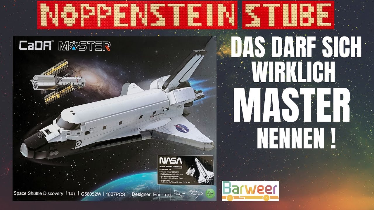 Auch CADA vernichtet LEGO® auf ganzer Linie - Cada Master Space Shuttle Discovery