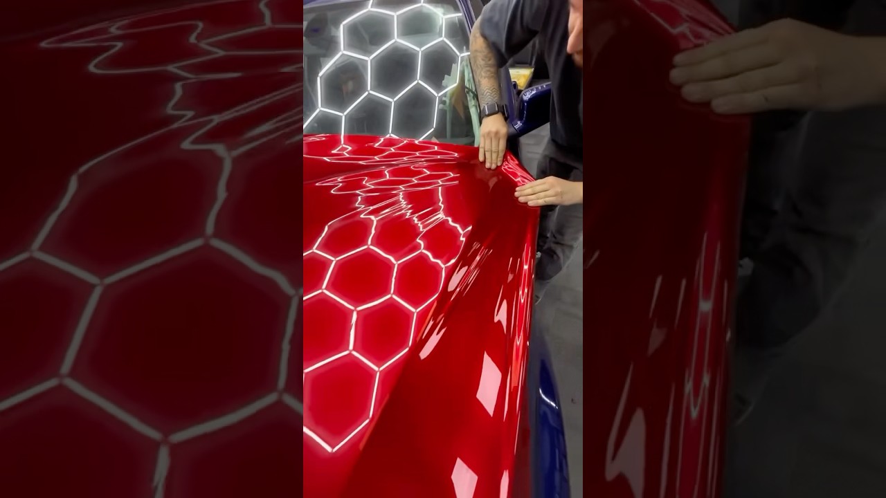 Wrapping with Vampire Red Color PPF😈😈