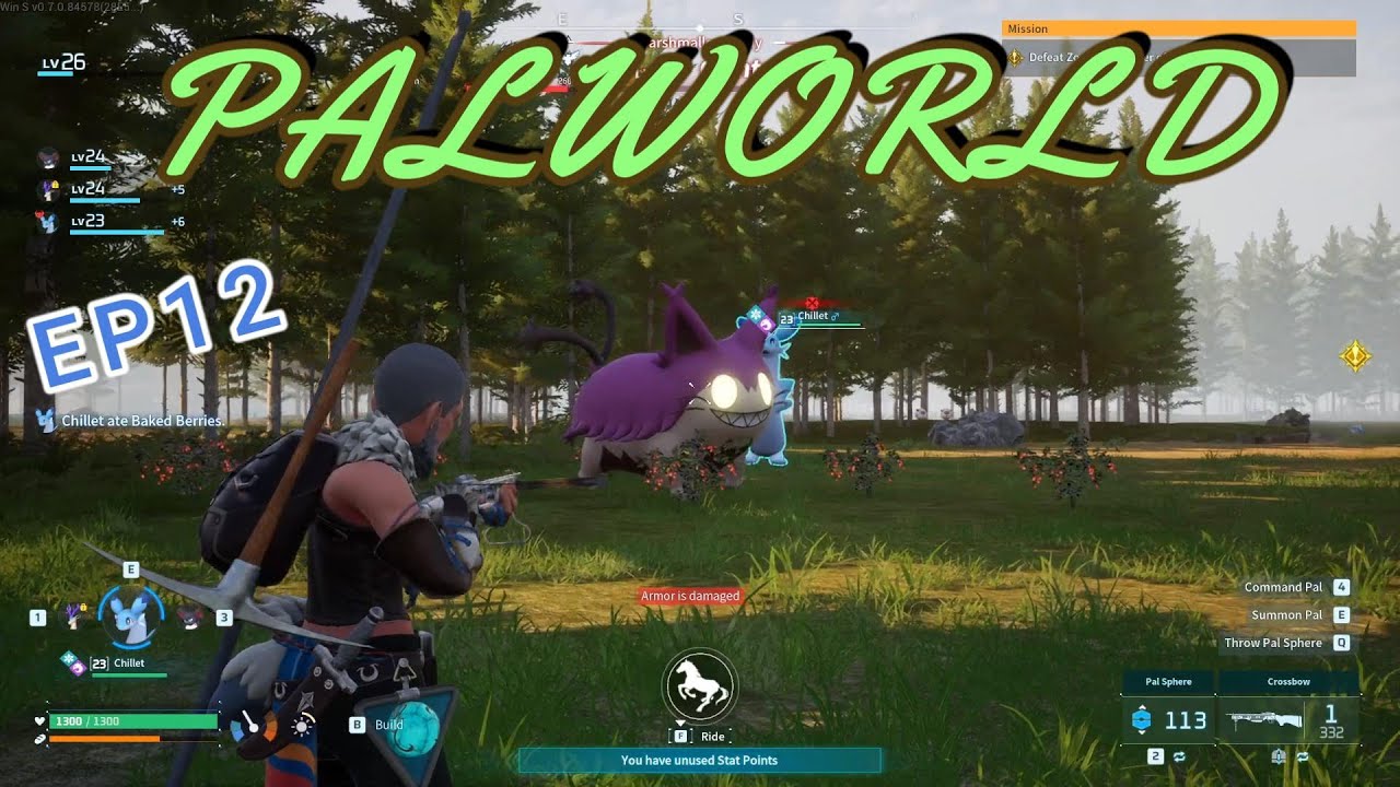 PALWORLD EP12 GRINTALE И НОВАЯ МЕТАЛЛИЧЕСКАЯ МАШИНА