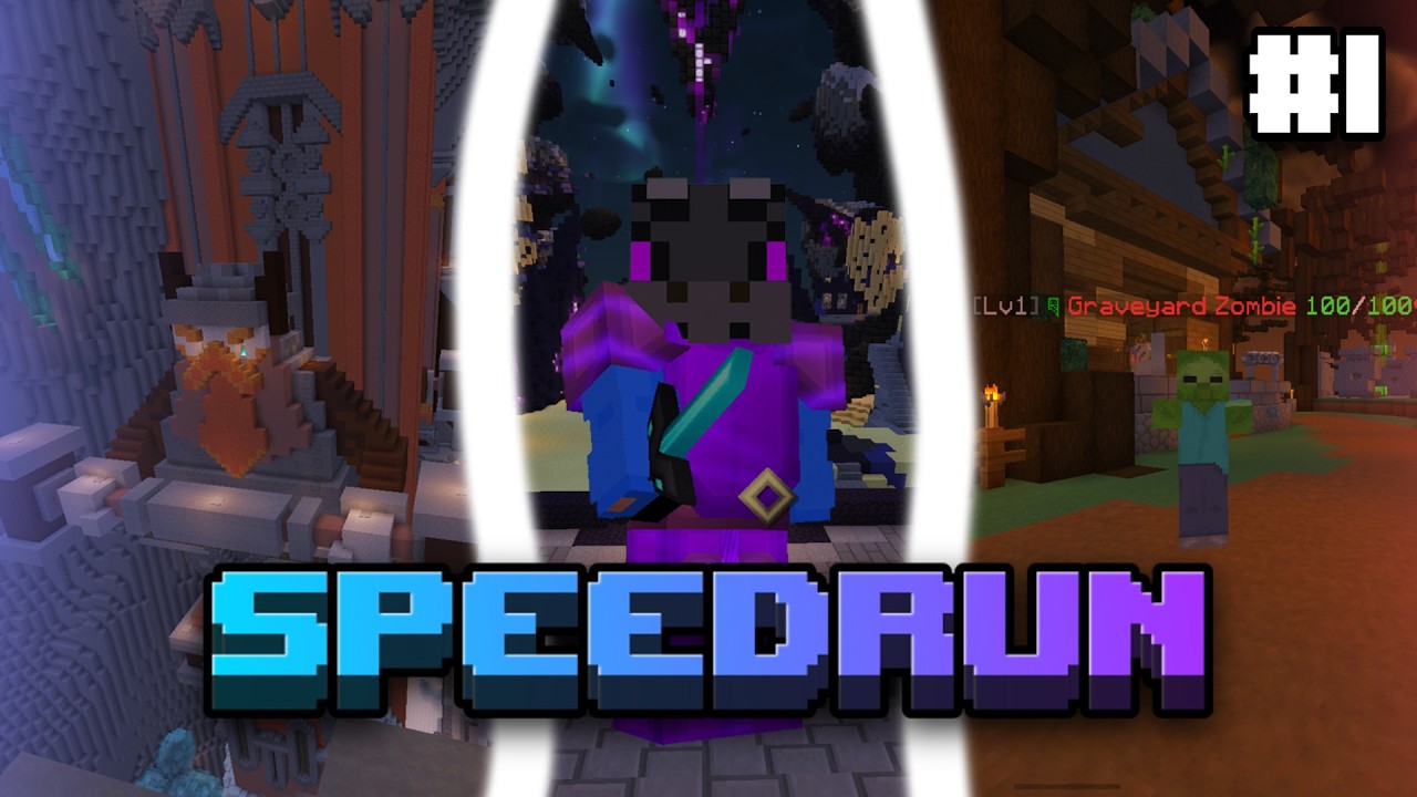 Je SPEEDRUN le Skyblock d'Hypixel #1 (Commencer le Skyblock d'Hypixel en 2026)