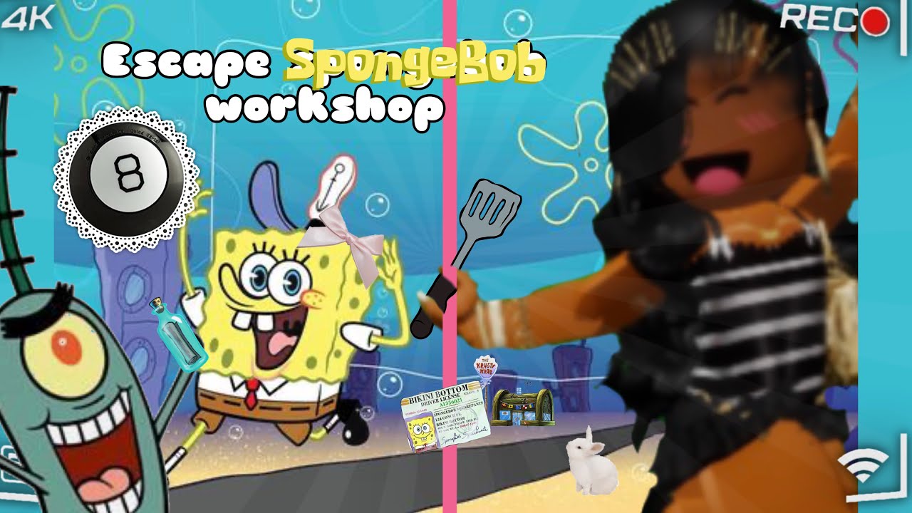 Escape SPONGEBOBS WORKSHOP * plankton steals the secret formula* NEW INTRO