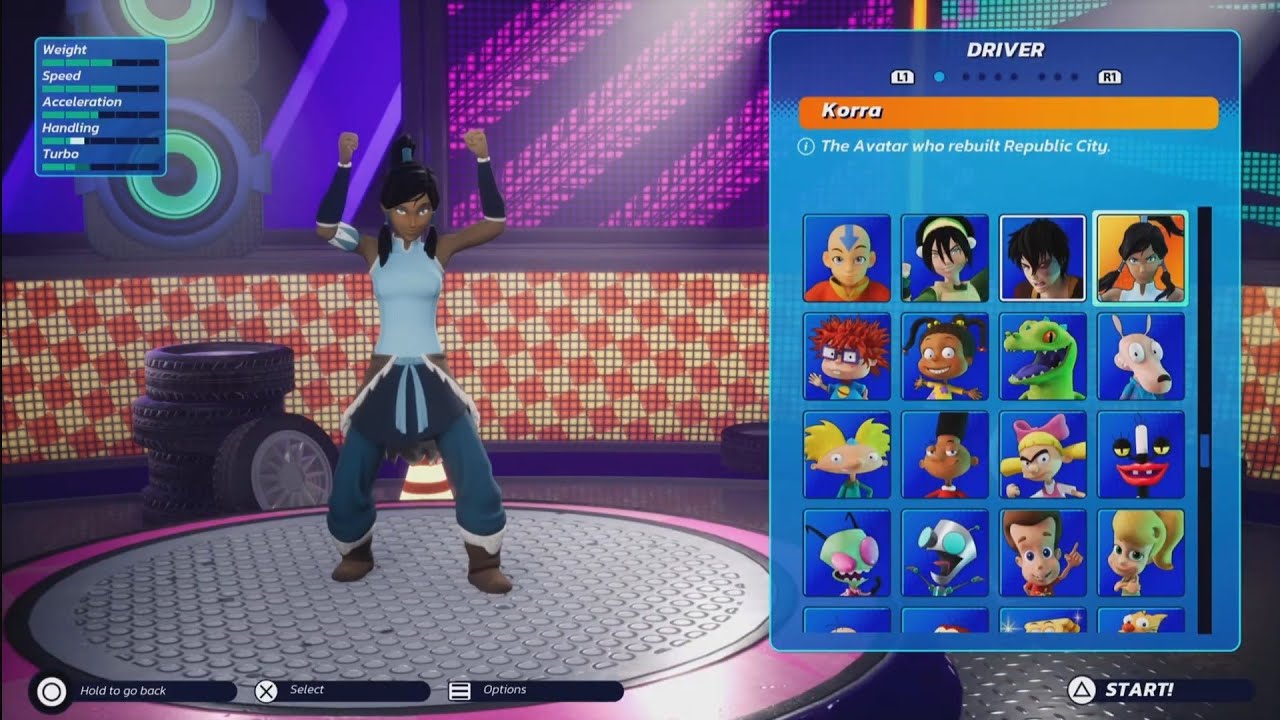 Nickelodeon Kart Racers 3: Slime Speedway (PS5) Character Select Animations