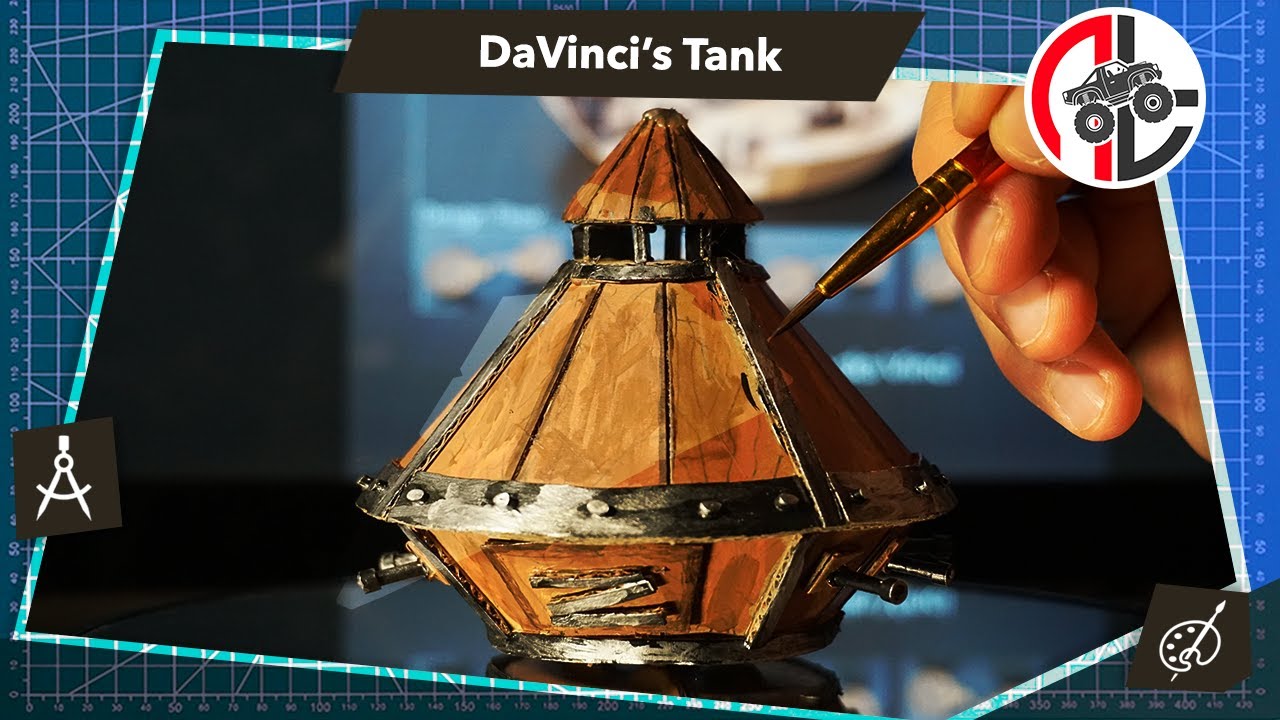 Medieval Engineering: Building Da Vinci's Armored Vehicle from Cardboard [with schemes]
