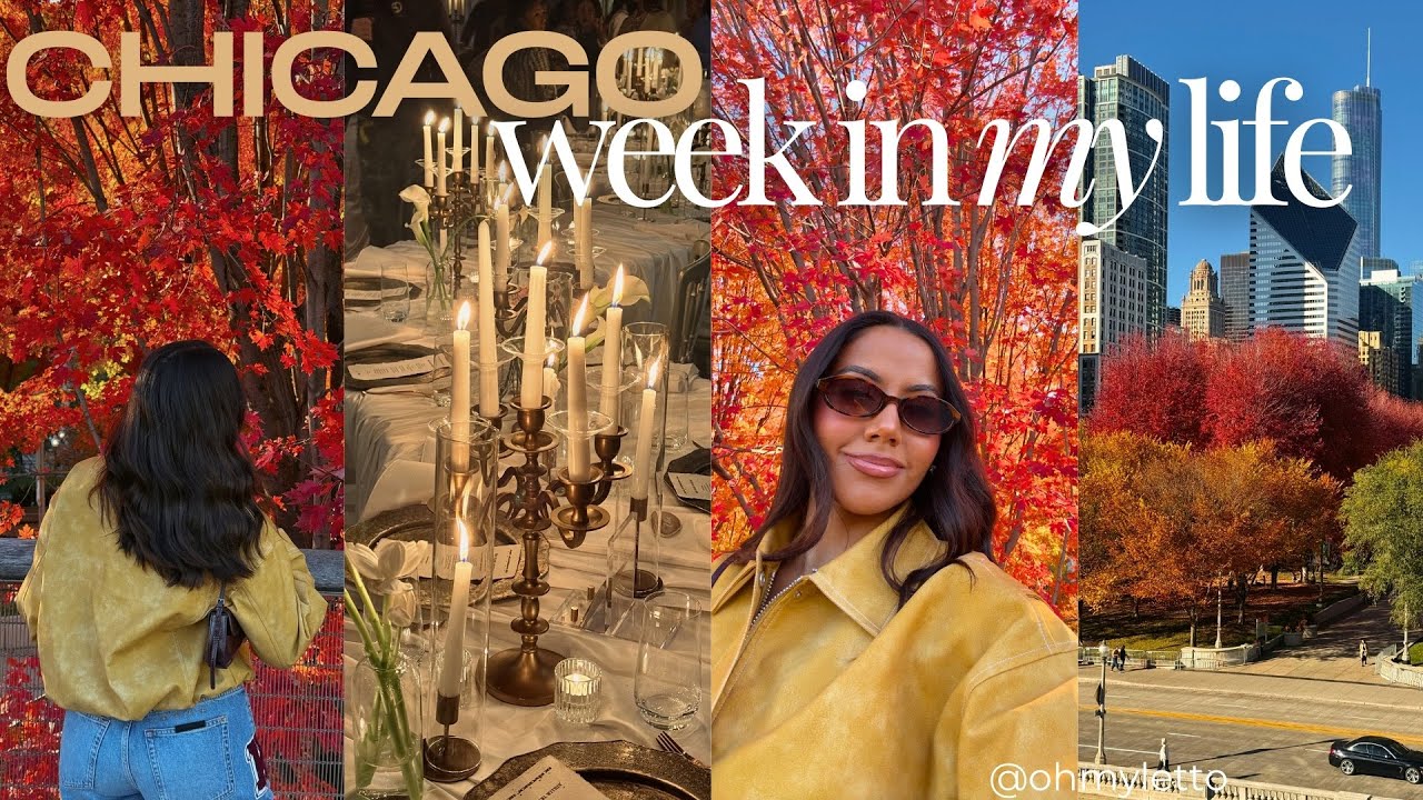 VLOG: fall in chicago, influencer events, xmas decor shopping, wicked tea, bridal era update & more 