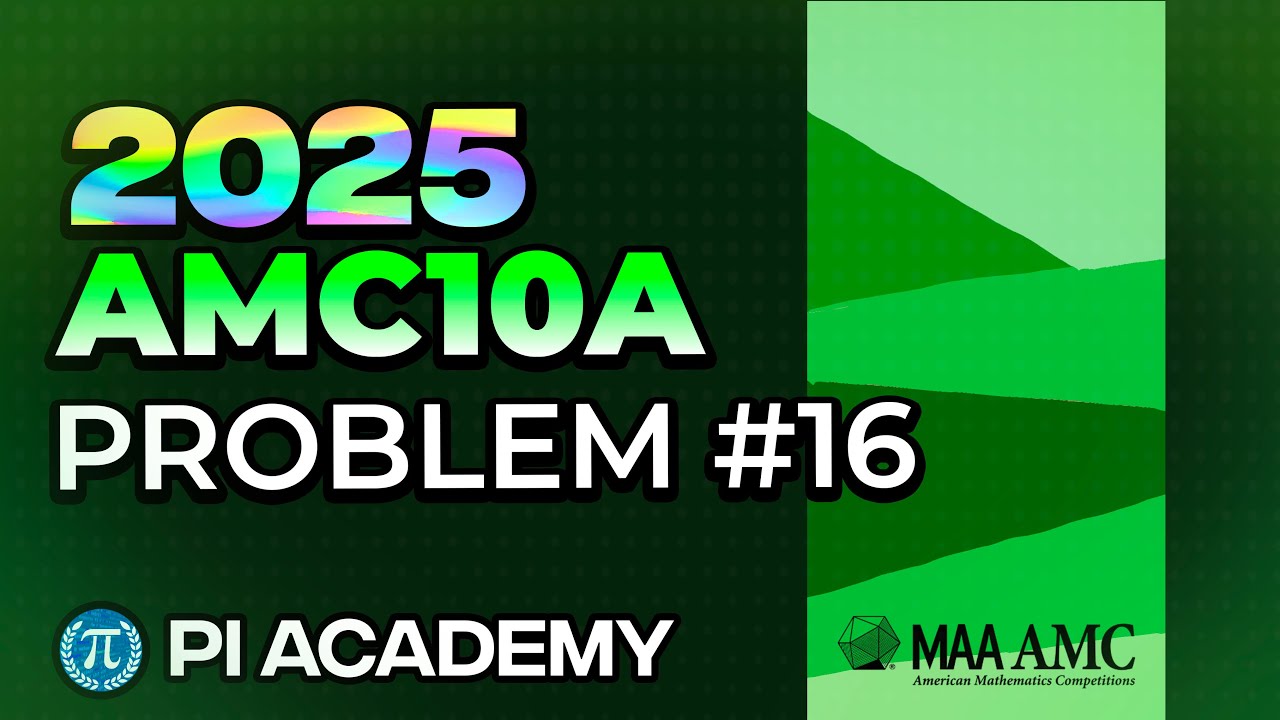 [NEW] 2025 AMC10A Problem #16 (Fast and Easy ⚡️🚀)
