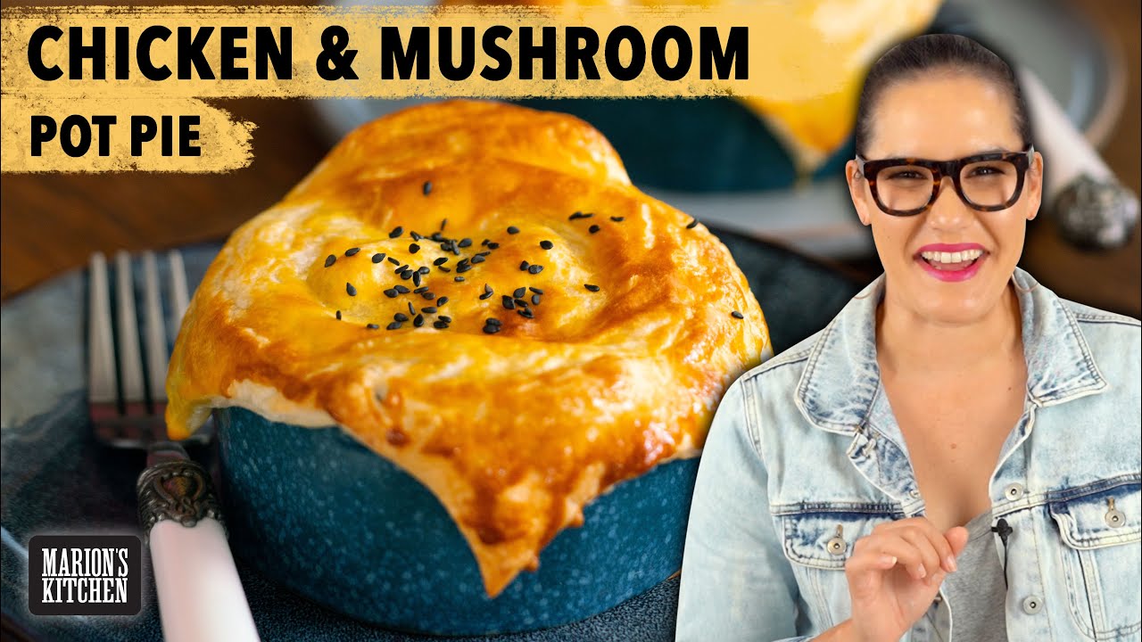 CREAMY Chicken Miso Mushroom Pot Pies | #CookWithMe | Marion's Kitchen