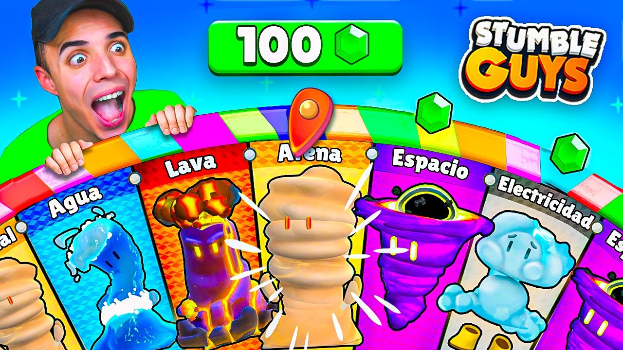 GIRO X300 RULETAS ELEMENTAL en STUMBLE GUYS! 🔥💧