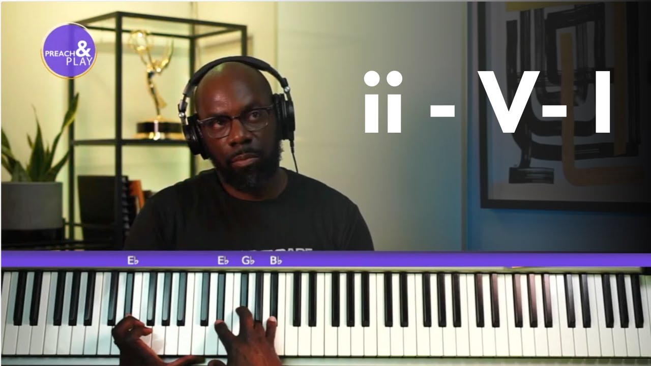 Beginner's Gospel Keyboard - Learn  ii - V - I  Practice Routine & Play Songs [I Shall Wear A Crown]