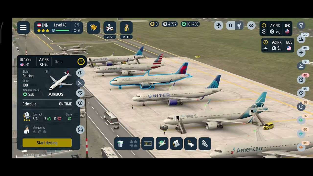 Innsbruck airport #57. Plane spotting. Gameplay. World of airports