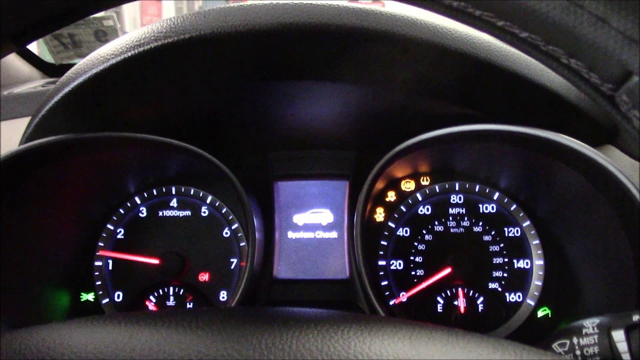 Reset the service required light 2012,2013,2014,2015,2016,2017,2018 Hyundai Santa Fe
