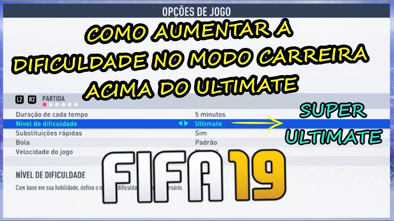 COMO MELHORAR A CPU NO MODO CARREIRA DO FIFA 19