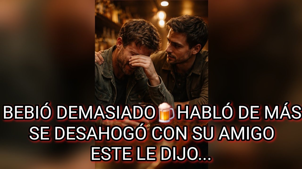 😭 LAMENTA MUCHO EL HABERTE LASTIMADO 💔 BEBIÓ Y SE FUÉ DE BOCA🍷🤮 UN AMIGO LE ACONSEJA 