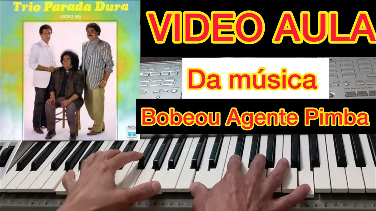 Trio Parada Dura - Bobeou Agente Pimba | Solo passo a passo Vídeo Aula Teclado 🎹