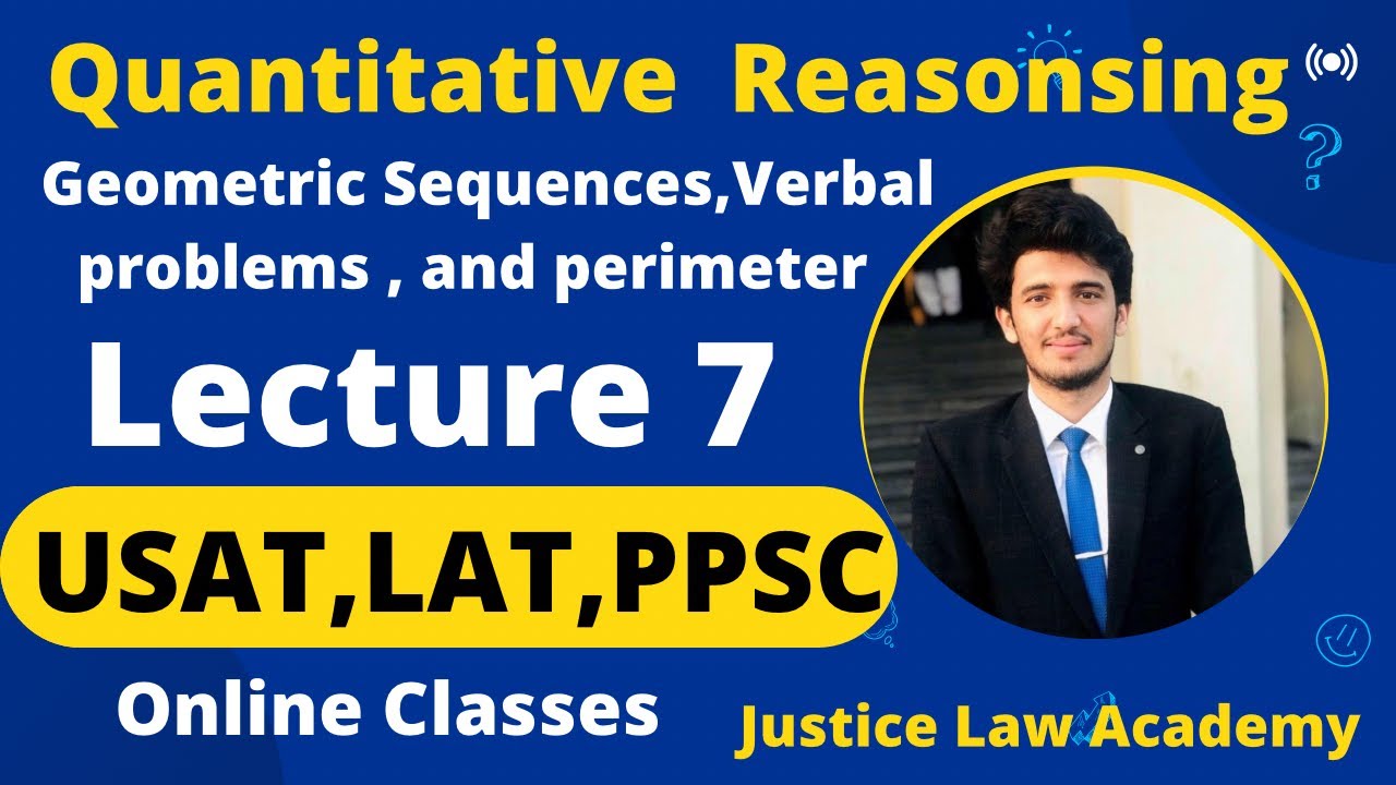 Lecture 7 Math Quantitative Reasoning Geometric verbal problems USAT | LAT | NTS | GAT | Math MCQs