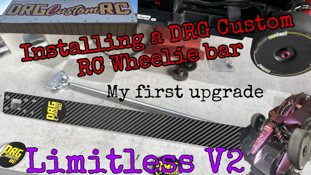 Limitless V2 wheelie bar upgrade install #arrmalimitless #dragrace #fyp #limitless #arrma